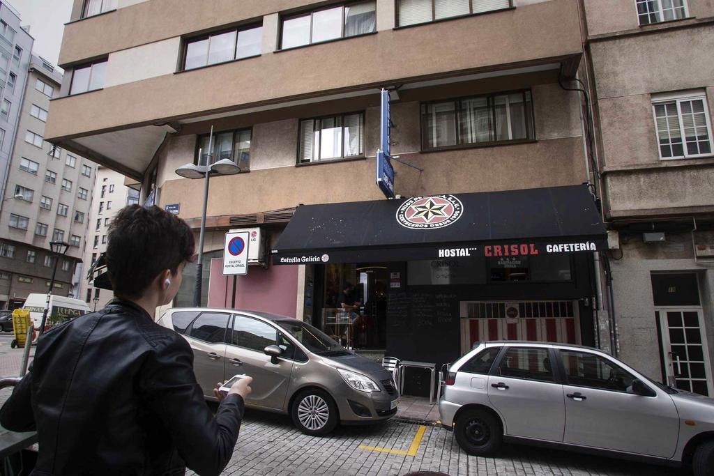 Hostal Crisol La Coruña Esterno foto